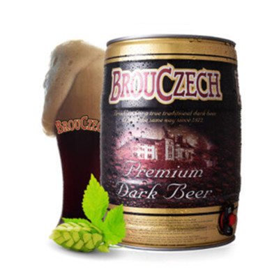 口味醇厚！布鲁杰克黑啤酒5L桶装