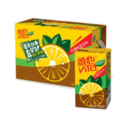 限购五件！维他 柠檬茶250ml*16盒 整箱