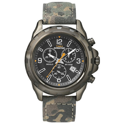 硬派时尚！TIMEX 户外多功能计时系列 男士腕表 T4998
