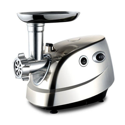 小巧实用！思科尼诗 AZ-MG082 银色 家用电动绞肉机