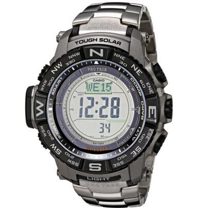 中亚海外购！CASIO 卡西欧 PRW-3500T-7CR 登山表