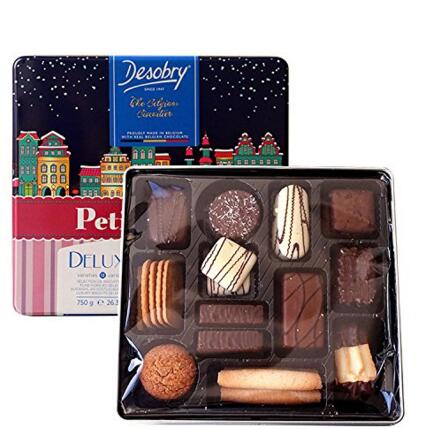 圣诞送妹纸！Desobry丹卓银听什锦饼干750g