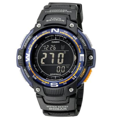 中亚海外购！ CASIO 卡西欧 SGW-100-2BCF 男款户外腕表