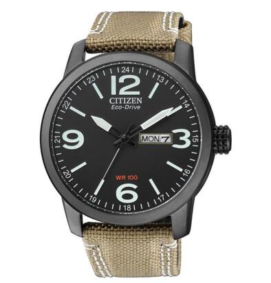 经典实用！ 西铁城 光动能男士手表 BM8476-23EE