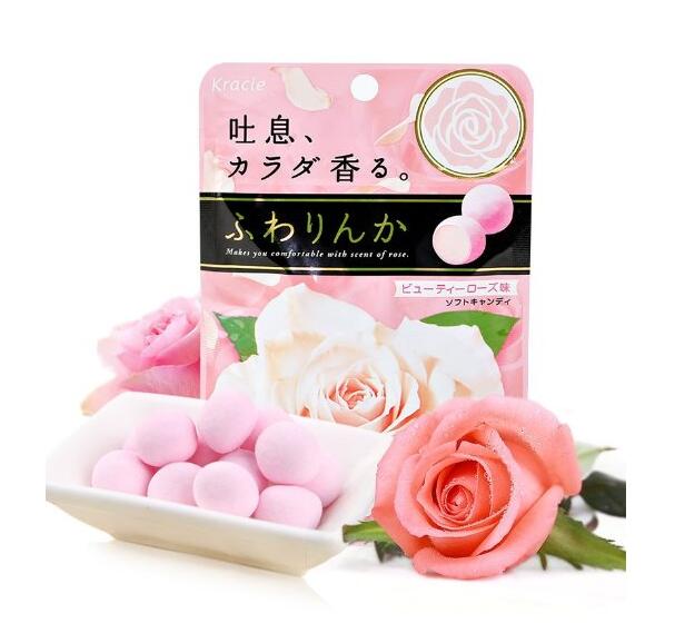 玫瑰香味！Kracie 嘉娜宝玫瑰香味糖果组合套装 32g*4