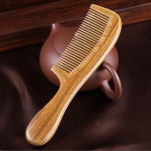 圣诞送礼！至臻雅苑 天然绿檀木梳子