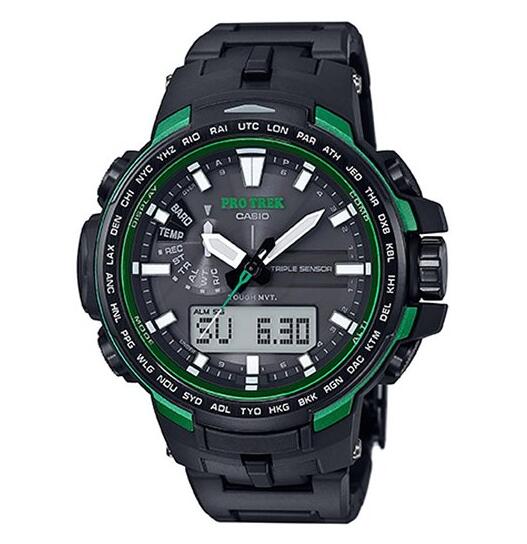 撞色设计！卡西欧 石英男士手表 PRW-6100FC-1PR