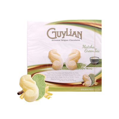限时特价！GuyLian 吉利莲 抹茶夹心巧克力礼盒 16粒 2盒
