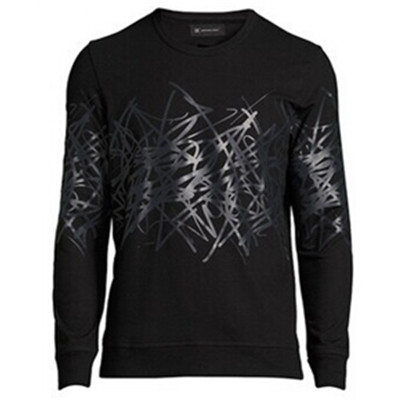 别具个性！INC青年春秋圆领长袖套头印花T恤164001316