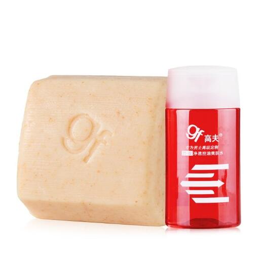 有赠品！GF 高夫 容光焕采去角质洁面皂100g