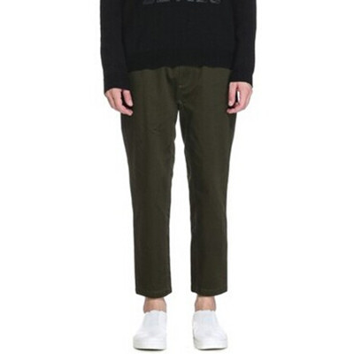 简约风格！TRENDIANO时尚纯色棉质九分裤休闲裤3HC4061170