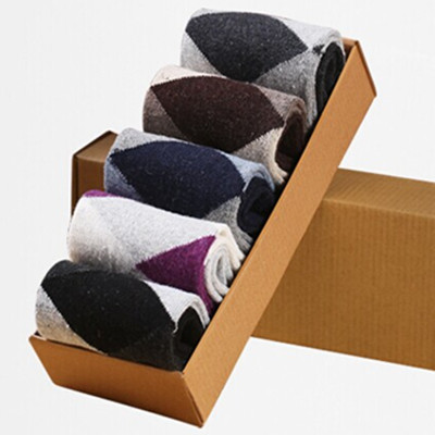 加厚保暖！MiiOW猫人男女冬季保暖羊毛袜5双装