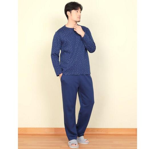柔软全棉！CONLIA 康妮雅 男式 家居服套装 43061312