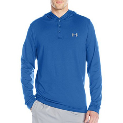 休闲！Under Armour 安德玛 Lounge 男子长袖连帽T恤
