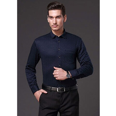 厚实舒适！恒源祥彩羊冬季加厚加绒衬衫BY0072-MS