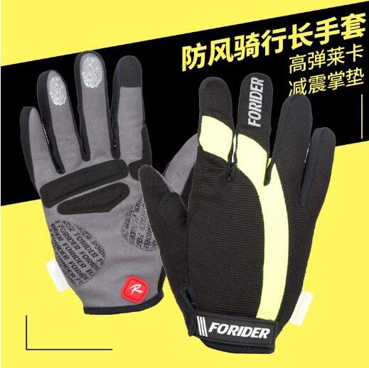 保暖防风！forider 长指骑行触屏 保暖防风手套
