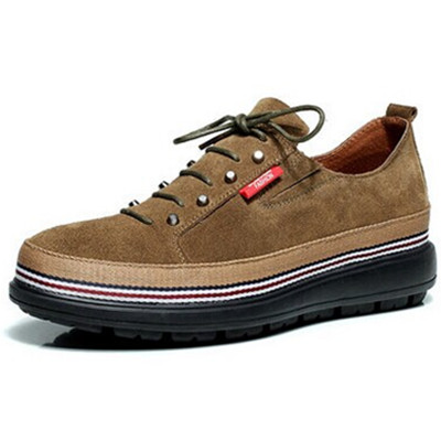 英伦潮流！Plover真皮男士休闲鞋a02135