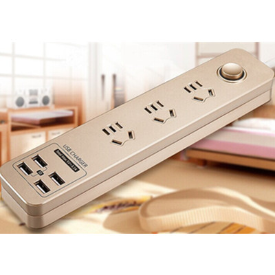 安全放心！Huntkey航嘉USB排插2.4A