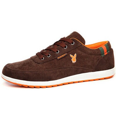 简约休闲！花花公子男士低帮帆布鞋ASTZMD65119