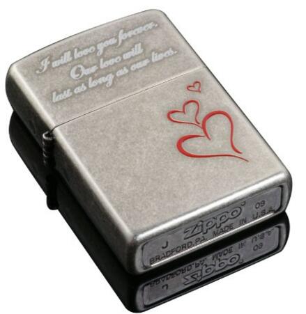 秒杀好价！Zippo 芝宝 打火机 永远的爱 FOREVER LOVE