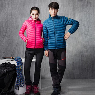 轻薄保暖！探路者男女情侣超轻羽绒服HADE91153