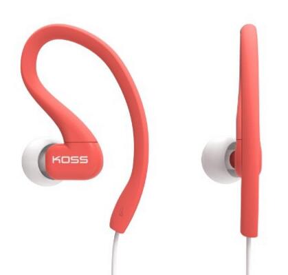适合凑单！KOSS 高斯 KSC32 防水运动耳机 珊瑚色