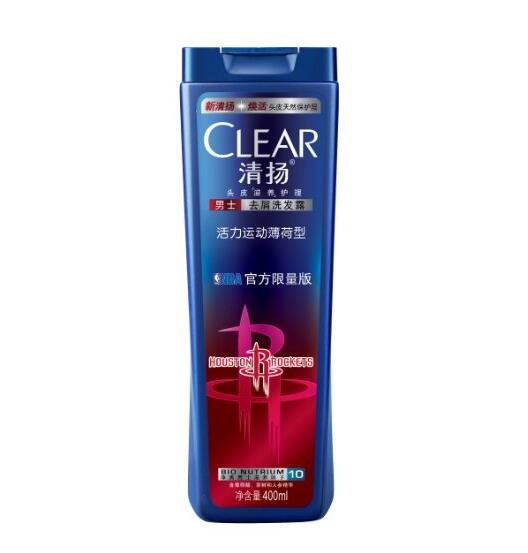 火箭限量版！CLEAR 清扬男士去屑洗发露 400ml