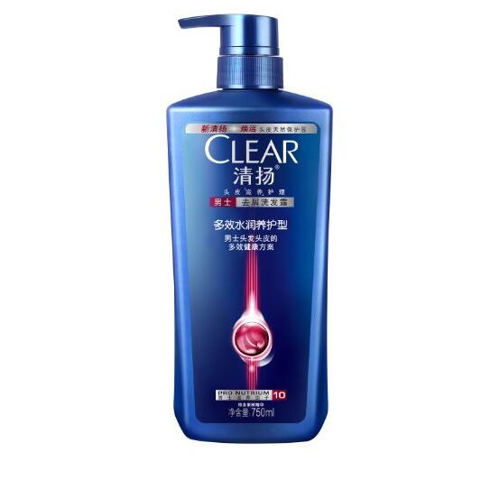 多效水润养护型！CLEAR 清扬男士去屑洗发露750ml