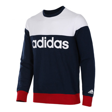 双色可选！阿迪达斯新款运动休闲卫衣圆领套头 AZ8347