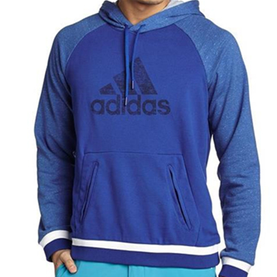 时尚运动！adidas 阿迪达斯 运动基础系列 男式连帽套头衫
