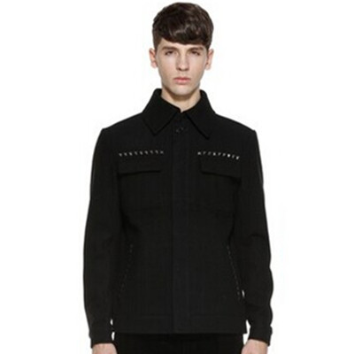 年货节预售！TRENDIANO铆钉翻领长袖毛呢外套3151341090