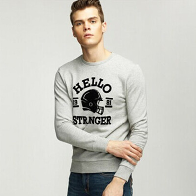 年货节预售！佐丹奴男式印花圆领长袖卫衣91096802