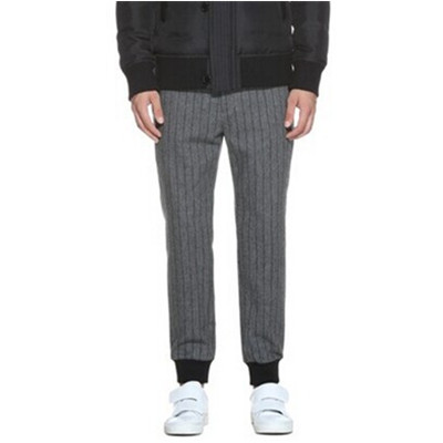 年货节预售！TRENDIANO竖条纹羊毛呢料九分裤3154064160