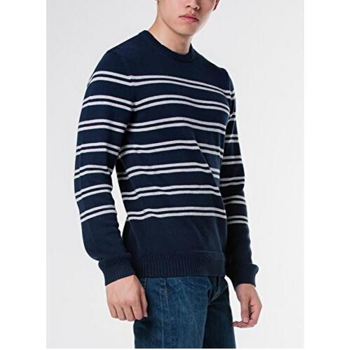 百搭条纹！Levi's 李维斯 男式 毛衣套头衫 17882-0008