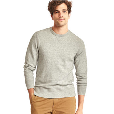 年货节好价！Gap全棉毛圈纯色圆领卫衣199762-2