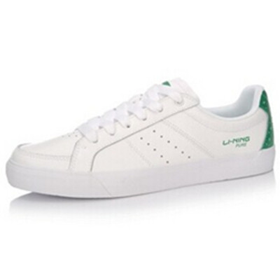 潮鞋好价！李宁经典休闲鞋真皮男小白鞋AGCM121