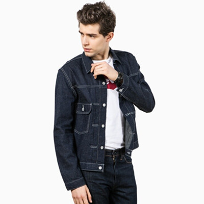 机车风！Levi's李维斯翻领水洗牛仔夹克外套24459-0000