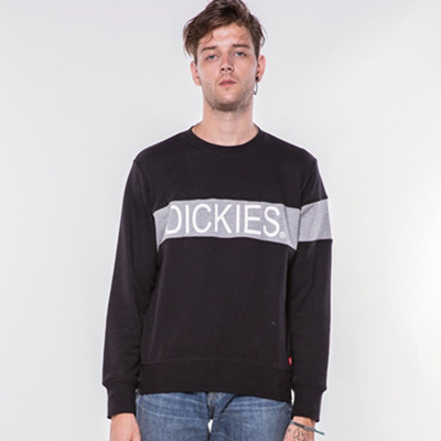 年货节好价！Dickies棉毛圈布色块分割字母印花卫衣163M30EC41