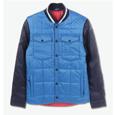 保暖有型！Topport 撞色休闲棒球领棉服