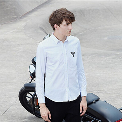 简约百搭！马克华菲男式长袖衬衫716403017009