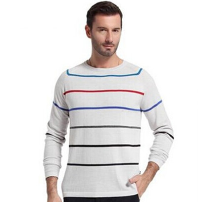 年货节好价！NAUTICA诺帝卡美丽诺羊毛圆领毛衣ESD S44905