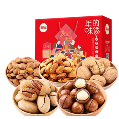 超值年货！BCW 百草味 全家的年夜饭1518g年货零食干果礼盒