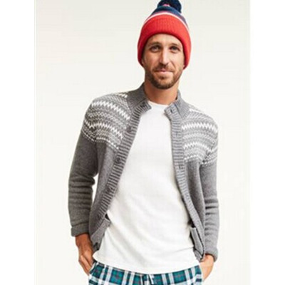 帅气减龄！Old Navy男士针织毛衣圣诞风半高领开衫436706