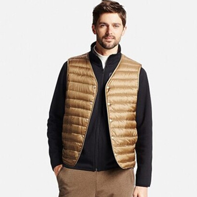 直降！UNIQLO优衣库高级轻型羽绒便携式V领背心172977