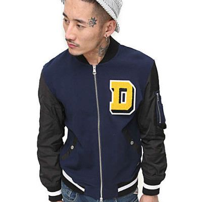 两色好价！Dickies 徽章拼接棉毛圈布夹克