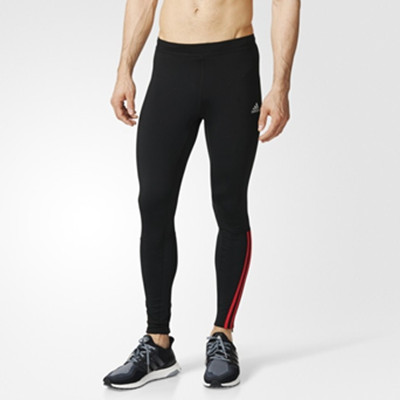 运动佳品！阿迪达斯跑步男子跑步紧身裤AX6528