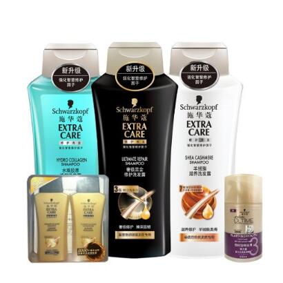 超值组合！Schwarzkopf 施华蔻 经典洗发组合套装