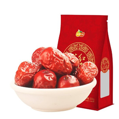 滋补佳品！西域美农 若羌红枣500g魅枣灰枣新疆红枣