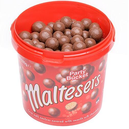 多层滋味！德芙 Dove麦提莎麦芽脆心牛奶巧克力(桶装)520g