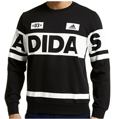 休闲时尚！adidas 阿迪达斯 GRAPHICS 男式 运动衫